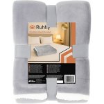 Ruhhy Dvouvrstvá oboustranná deka 150x200 světle šedá – Zboží Mobilmania
