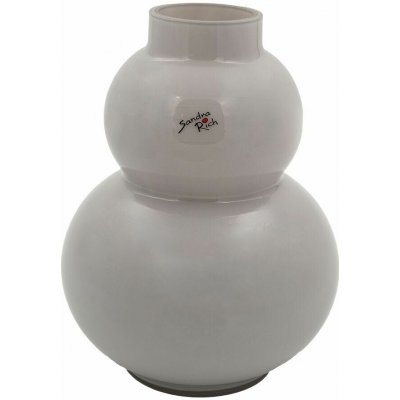 Sandra Rich Skleněná váza Bubble, ø 14 × 18 cm, šedá 19067-18-12 – Hledejceny.cz