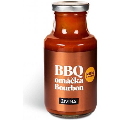 ŽIVINA BBQ omáčka Bourbon pálivá s medem 270 g