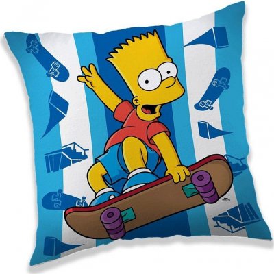 Jerry Fabrics polštář Bart Simpson skater 40x40