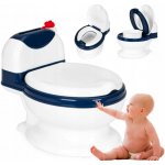 EcoToys Nočník toaleta bílá/modrá – Hledejceny.cz