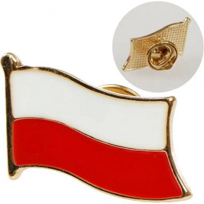 Arpex dekoracje Připínací odznak vlajka Polska – Hledejceny.cz