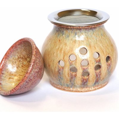 Vykuřovadla Rymer vykuřovací pícka a aroma lampa béžová efektní – Zboží Dáma
