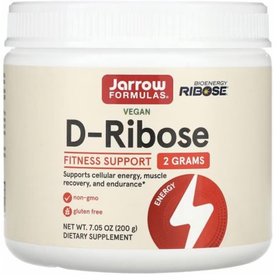 Jarrow Formulas D-Ribose Powder 200 g – Hledejceny.cz