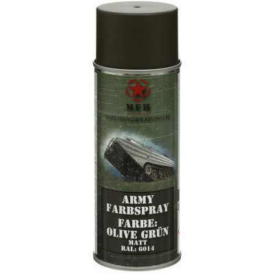 MFH Barva ARMY ve spreji 400ml RAL 6014 MATT ZELENÁ – Hledejceny.cz