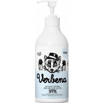 Yope utišující tělové mléko Verbena BIO 500 ml