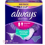 Always Dailies Fresh & Protect Flexistyle Normal Intimky 58 ks – Zboží Dáma