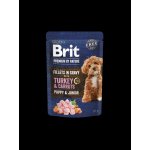 Brit Premium by Nature Dog Puppy & Junior Fillets in Gravy with Turkey & Carrots 85 g – Sleviste.cz