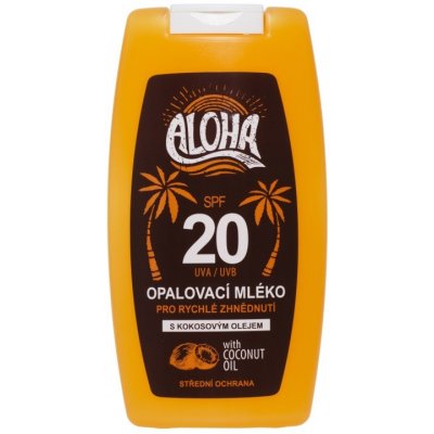 Vivaco Aloha opalovací mléko s kokosovým olejem SPF20 200 ml – Hledejceny.cz