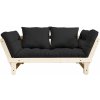 Pohovka Karup design FRESH SOFA natural pine borovice 140*200 cm dark grey