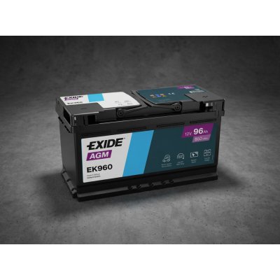 Exide AGM 12V 96Ah 850A EK960 – Sleviste.cz
