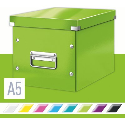 LEITZ WOW Click & Store A5 26 x 24 x 26 cm, zelená – Zbozi.Blesk.cz