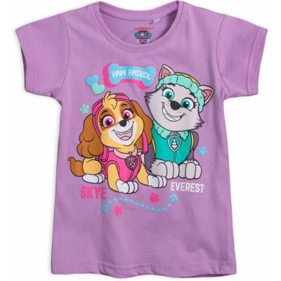 Dívčí tričko Paw patrol SKYE EVEREST fialové – Zboží Dáma