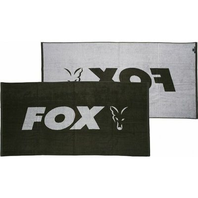 Fox Fishing Beach Towel Green/Silver 80x160cm – Zboží Mobilmania