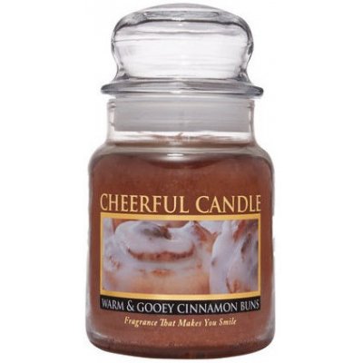 Cheerful Candle Warm & Gooey Cinnamon Buns 170 g