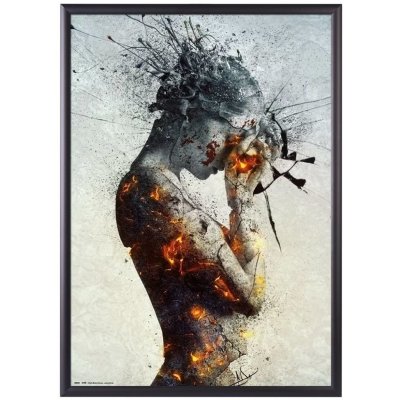 A-Z Reklama CZ Hliníkový zaklapávací rám profil 25 mm - Černý - na plakát formátu A1 – Zboží Živě