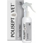 JM Sante Polisept Vet Spray Silver Pro roztok na rány pro psy a kočky 200 ml – Zboží Mobilmania