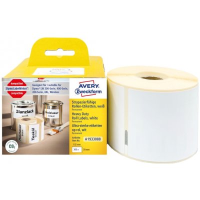 Avery Zweckform A1933088 Termoetikety 59x102 mm, 300 ks, bílé, kompatibilní DYMO 1933088 – Zboží Živě