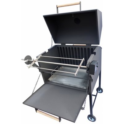 Müller-Gril 850 Zahradní otočný gril + motor 60 kg – Sleviste.cz