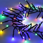 Solight LED venkovní vánoční řetěz s dálkový ovládáním a zvukovým senzorem Cluster 576 LED 8 funkcí časovač IP44 vícebarevná – Hledejceny.cz