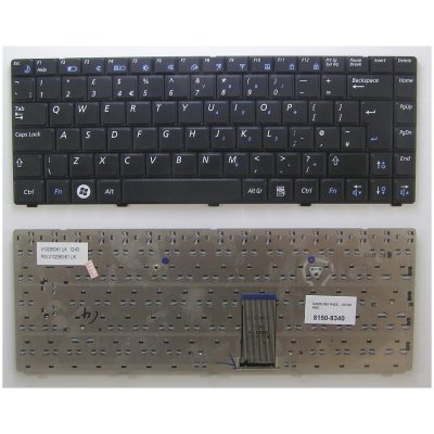 česká klávesnice Samsung R418 R420 R423 R428 R429 R439 R440 R467 R468 černá UK/CZ přelepky