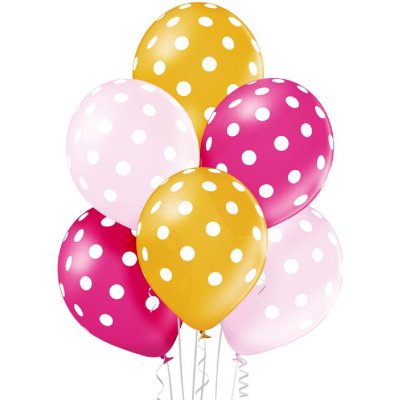 Paper Design Nafukovací balónky Polka Dots Girl – Zboží Mobilmania