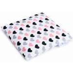 BocioLand Velký nahřívací polštářek s třešňovými pecičkami Srdíčka pastelová – Zboží Dáma