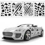 HIAHXC 4 kusy samolepek na auto, samolepky na auto, vtipné voděodolné samolepky na auto, opakovaně | Zboží Auto