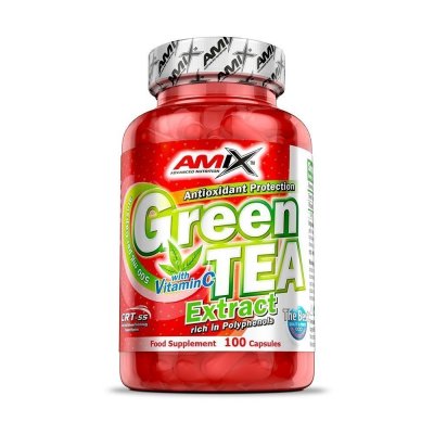 Amix Green Tea Extract with Vitamin C 100 kapslí – Hledejceny.cz