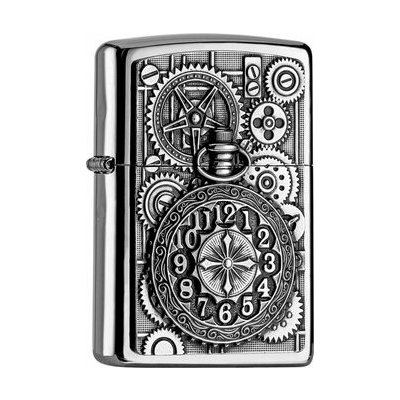 ZIPPO Clock Emblem 2004742 – Hledejceny.cz