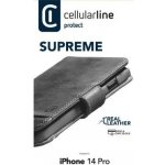 Pouzdro Cellularline Supreme prémiové Apple iPhone 14 černé – Zboží Mobilmania