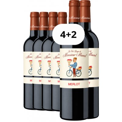 Monsieur et Mademoiselle Merlot Mr. Marcel 2024 14% 0,75 l (holá láhev) – Hledejceny.cz