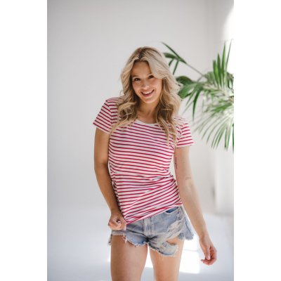 Kojící tričko Milk Shirt Red Stripes – Sleviste.cz