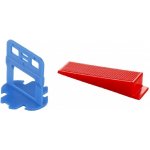 Nivelační sada - spony 1mm 400ks, klíny 200ks box – Zboží Mobilmania