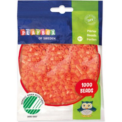 Playbox Zažehlovací korálky, 1000ks - oranžové – Zboží Dáma