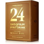 1423 World Class Spirit Rumový adventní kalendář 41,3% 24 x 0,02 l (dárkové balení 2 sklenice) – Hledejceny.cz