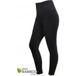 Gina s vysokým pasem sportovní dlouhé bezešvé klasické jednobarevné ECO Bamboo Sport 95037P lékořice tomato dámské legíny – Zboží Dáma