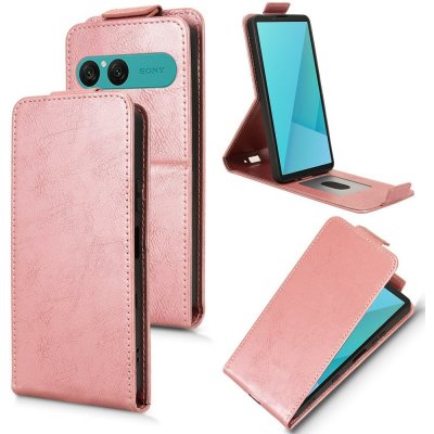 VSECHNONAMOBIL 141701 Vyklápěcí pouzdro pro Sony Xperia 10 VII růžové – Zboží Živě