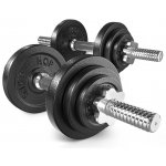 Hop-Sport Sada litinových činek 2x10kg s prodlouženým hřídelem – Zboží Mobilmania