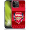 Pouzdro a kryt na mobilní telefon Apple Pouzdro Head Case Apple iPhone 15 Pro Max Arsenal FC - Logo s pruhy