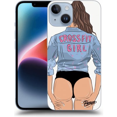 Pouzdro Picasee silikonové Apple iPhone 14 - Crossfit girl - nickynellow černé – Zboží Mobilmania