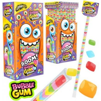 JohnyBee žvýkačka bubble gum straws 12g – Hledejceny.cz
