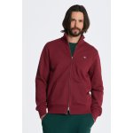 GANT REG SHIELD FULL ZIP SWEAT červená – Zboží Mobilmania