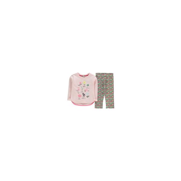 Dětská tepláková a sportovní souprava Crafted BG2PTabard SwtSetChd72 Botanical Pink