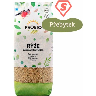 ProBio Rýže basmati natural Bio 0,5 kg – Zboží Dáma