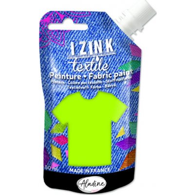 Izink textilní barva zelená 80 ml – Sleviste.cz