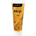 Luma Barvy akrylové 75ml metal zlatá – Zboží Mobilmania