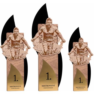 Trofej se sportovní siluetou OCR muž Malá výška 30 cm – Sleviste.cz