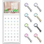 Šperky4U sada 40ti piercingů do nosu N0000-29 – Zboží Dáma