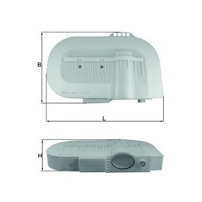 Vzduchový filtr MAHLE LX 2810 – Hledejceny.cz